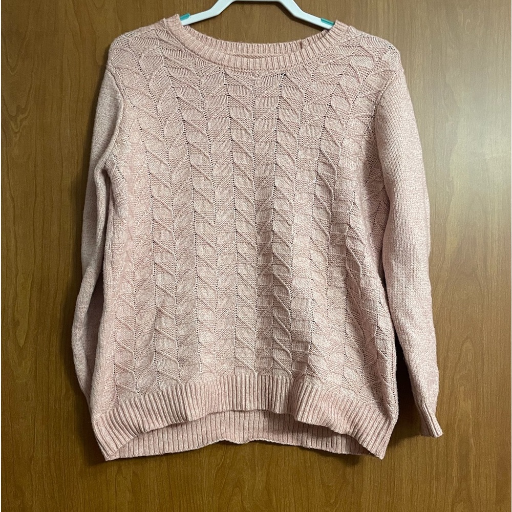 Light Pink Croft&Barrow Long Sweater